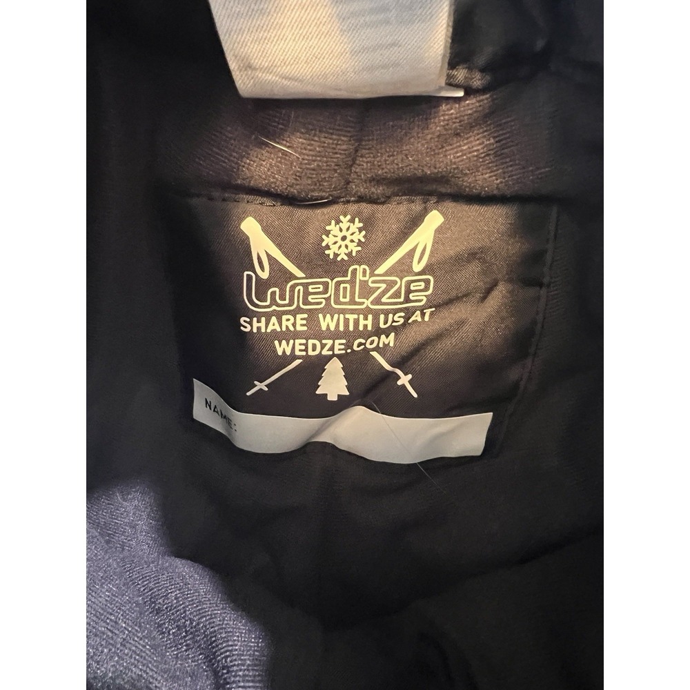 Wedze Youth Toddler Ski Snow Pants Adjustable Waist Size T4 Black Zip Pockets - Picture 4 of 5